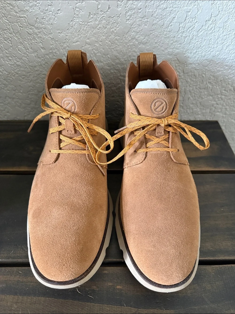Cole Haan Tan Suede Chukka Boots